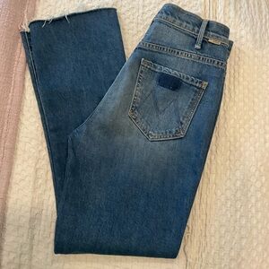 MOTHER Classic Blue Cropped Jeans